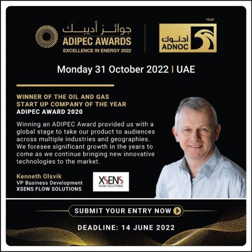 XSENS ADIPEC Awards 2022
