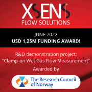 XSENS Wet Gas Flow Measurement Funding Award 2022