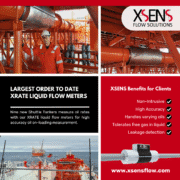 XSENS Largest order for shuttle tanker flow meters