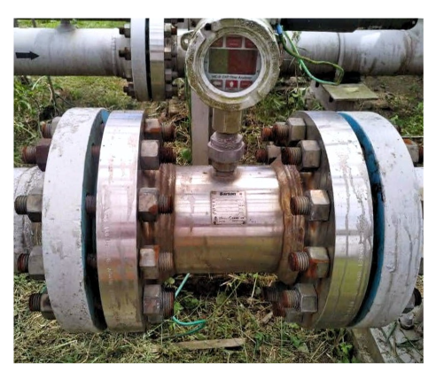 Reference Turbine Meter used for comparison to XSENS flow measurement results.